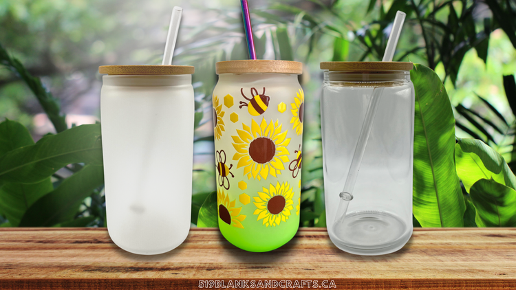Sublimation Beer Can Glasses